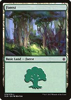 Matte Finish Ixalan Forest ( #279 )