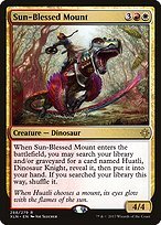Matte Finish Ixalan Sun-Blessed Mount ( #288 )