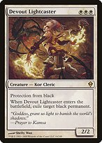 Matte Finish Zendikar Devout Lightcaster ( #10 )
