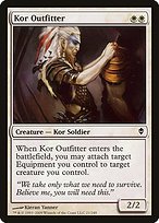 Matte Finish Zendikar Kor Outfitter ( #21 )