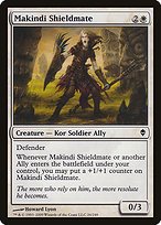 Matte Finish Zendikar Makindi Shieldmate ( #26 )