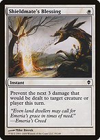 Matte Finish Zendikar Shieldmate's Blessing ( #35 )