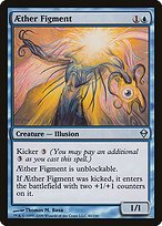 Matte Finish Zendikar Aether Figment ( #40 )