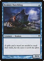 Matte Finish Zendikar Kraken Hatchling ( #50 )