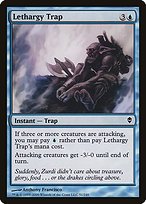 Matte Finish Zendikar Lethargy Trap ( #51 )
