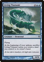 Matte Finish Zendikar Living Tsunami ( #52 )