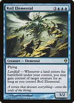 Matte Finish Zendikar Roil Elemental ( #62 )