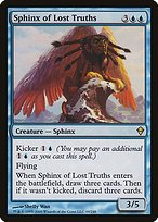 Matte Finish Zendikar Sphinx of Lost Truths ( #69 )