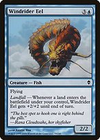 Matte Finish Zendikar Windrider Eel ( #78 )