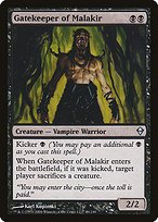 Matte Finish Zendikar Gatekeeper of Malakir ( #89 )