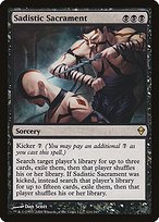 Matte Finish Zendikar Sadistic Sacrament ( #110 )