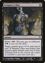 Matte Finish Zendikar Vampire's Bite ( #117 )