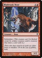 Matte Finish Zendikar Bladetusk Boar ( #118 )