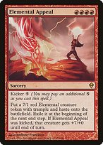 Matte Finish Zendikar Elemental Appeal ( #123 )