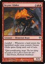 Matte Finish Zendikar Geyser Glider ( #124 )