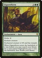 Matte Finish Zendikar Gigantiform ( #162 )