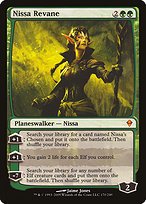 Matte Finish Zendikar Nissa Revane ( #170 )