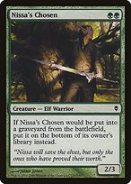 Matte Finish Zendikar Nissa's Chosen ( #171 )