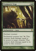 Matte Finish Zendikar Predatory Urge ( #175 )