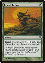 Matte Finish Zendikar Primal Bellow ( #176 )