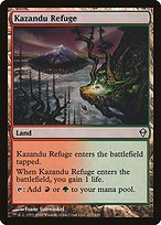 Matte Finish Zendikar Kazandu Refuge ( #217 )