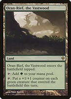 Matte Finish Zendikar Oran-Rief, the Vastwood ( #221 )