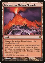 Matte Finish Zendikar Valakut, the Molten Pinnacle ( #228 )