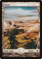 Matte Finish Zendikar Plains ( #232 )