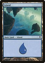 Matte Finish Zendikar Island ( #234 Variant a)