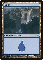 Matte Finish Zendikar Island ( #235 Variant a)