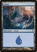 Matte Finish Zendikar Island ( #236 Variant a)