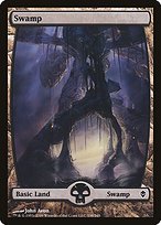Matte Finish Zendikar Swamp ( #238 )