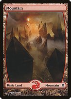 Matte Finish Zendikar Mountain ( #243 )