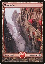 Matte Finish Zendikar Mountain ( #245 )