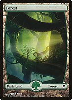 Matte Finish Zendikar Forest ( #246 )