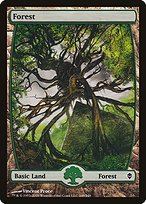 Matte Finish Zendikar Forest ( #249 )