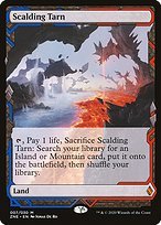 Matte Finish Zendikar Rising Expeditions Scalding Tarn ( #7 )