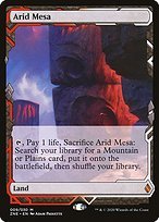 Matte Finish Zendikar Rising Expeditions Arid Mesa ( #9 )