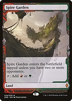 Matte Finish Zendikar Rising Expeditions Spire Garden ( #19 )