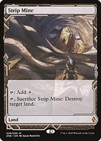 Matte Finish Zendikar Rising Expeditions Strip Mine ( #28 )