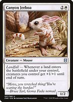Matte Finish Zendikar Rising Canyon Jerboa ( #7 )