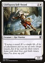 Matte Finish Zendikar Rising Cliffhaven Sell-Sword ( #8 )