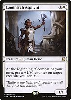 Matte Finish Zendikar Rising Luminarch Aspirant ( #24 )