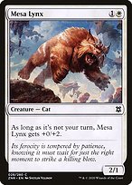 Matte Finish Zendikar Rising Mesa Lynx ( #28 )