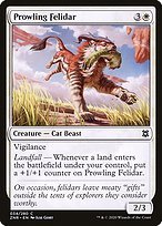 Matte Finish Zendikar Rising Prowling Felidar ( #34 )