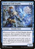 Matte Finish Zendikar Rising Cleric of Chill Depths ( #51 )