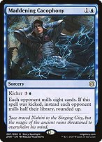 Matte Finish Zendikar Rising Maddening Cacophony ( #67 )