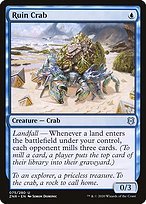 Matte Finish Zendikar Rising Ruin Crab ( #75 )