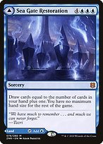 Matte Finish Zendikar Rising Sea Gate Restoration // Sea Gate, Reborn ( #76 )