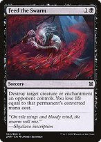 Matte Finish Zendikar Rising Feed the Swarm ( #102 )